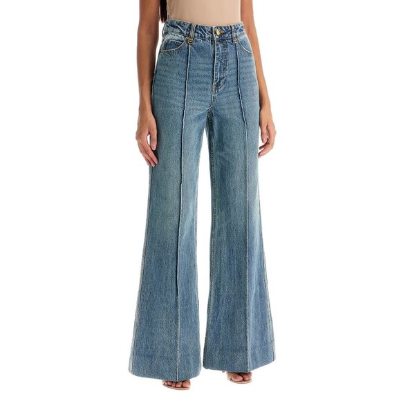 Zimmermann Wide Leg Jeans in Light Blue, size 26 - Picture 1 of 10